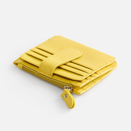 Картхолдер на молнии Unison, желтый Картхолдер на молнии Unison, желтый