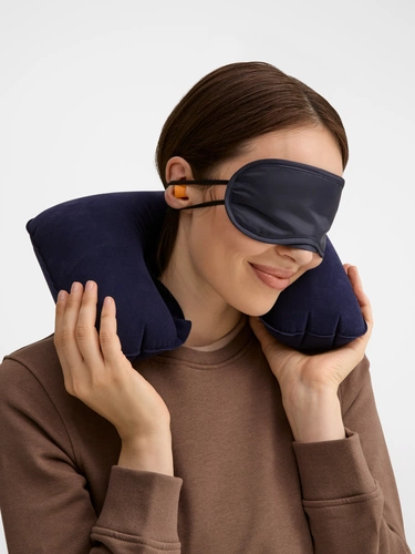 Набор для путешествий Essential, темно-синий Набор для путешествий Essential, темно-синий