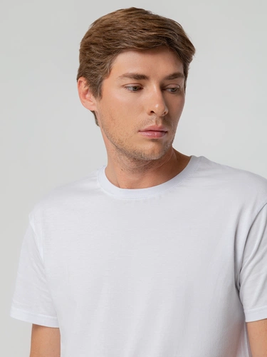 Футболка унисекс T-bolka 140, белая Футболка унисекс T-bolka 140, белая