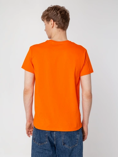 Футболка унисекс T-Bolka 160, оранжевая Футболка унисекс T-Bolka 160, оранжевая