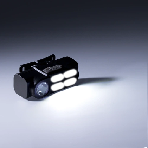 Налобный фонарик аккумуляторный Alnes, черный Налобный фонарик аккумуляторный Alnes, черный