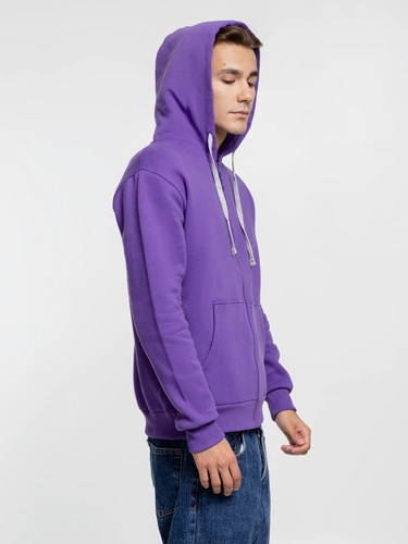 Толстовка на молнии с капюшоном Siverga Heavy, фиолетовая Толстовка на молнии с капюшоном Siverga Heavy, фиолетовая