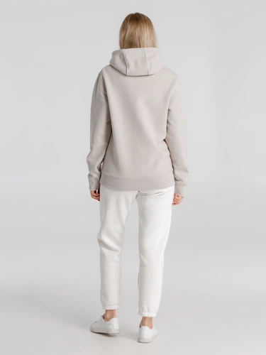 Толстовка с капюшоном унисекс King, дымчато-серая Толстовка с капюшоном унисекс King, дымчато-серая