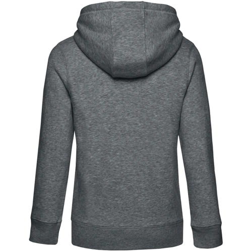 Толстовка с капюшоном женская Queen, темно-серый меланж Толстовка с капюшоном женская Queen, темно-серый меланж