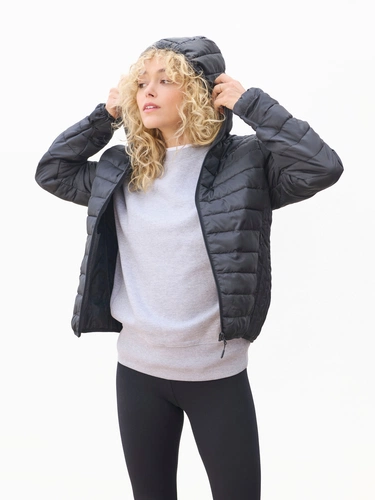 Куртка с капюшоном женская Stream Women, темно-синяя Куртка с капюшоном женская Stream Women, темно-синяя