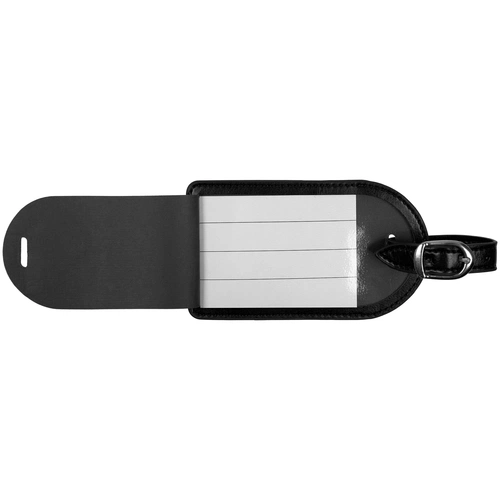 Бирка багажная Nebraska, черная Бирка багажная Nebraska, черная