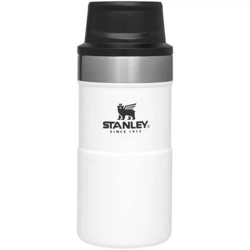 Термокружка Stanley Classic Trigger Action 250 One hand 2.0, белая Термокружка Stanley Classic Trigger Action 250 One hand 2.0, белая