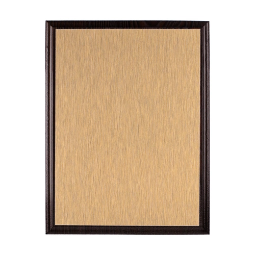 Плакетка Plaque, малая, венге с золотистой пластиной Плакетка Plaque, малая, венге с золотистой пластиной