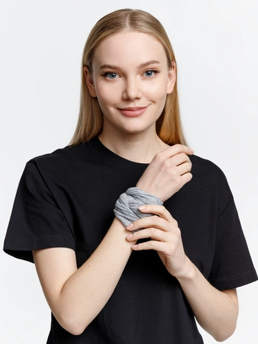 Многофункциональная бандана Dekko, серый меланж Многофункциональная бандана Dekko, серый меланж