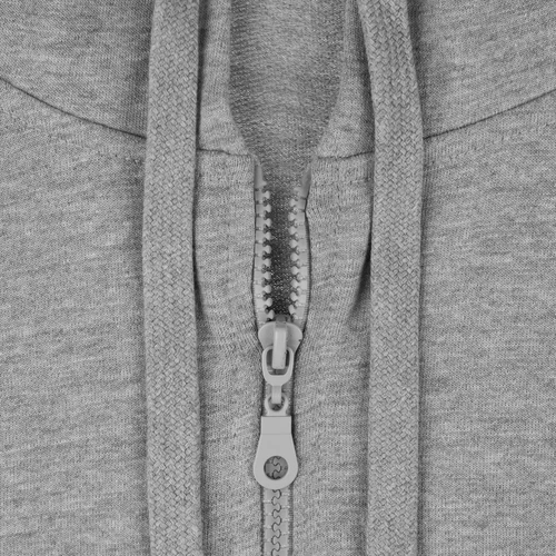 Толстовка на молнии с капюшоном Siverga Heavy 2.0, серый меланж Толстовка на молнии с капюшоном Siverga Heavy 2.0, серый меланж