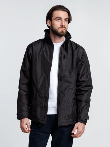 Парка унисекс Liubliana, черная Парка унисекс Liubliana, черная