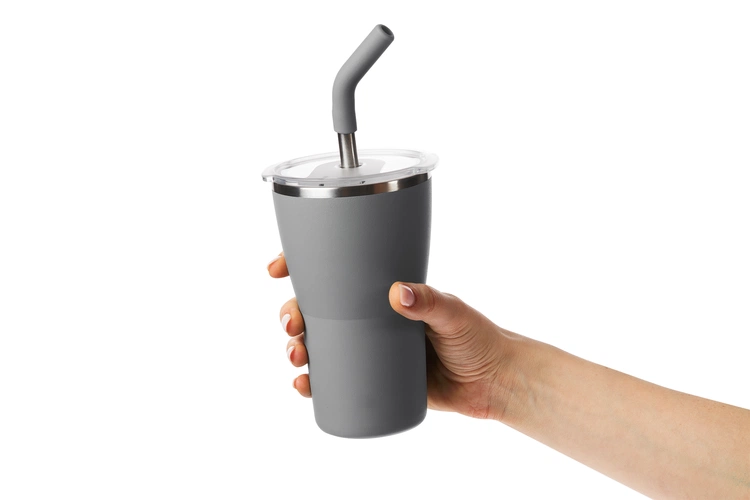 Термостакан Sapporo без логотипа, серый Термостакан Sapporo без логотипа, серый