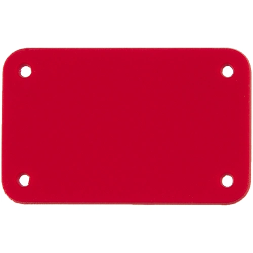 Лейбл из ПВХ Kreta, S, красный Лейбл из ПВХ Kreta, S, красный