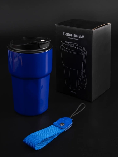 Термостакан Freshbrew, синий Термостакан Freshbrew, синий