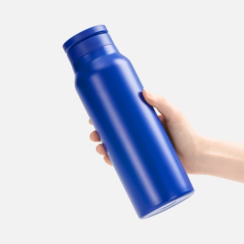 Термобутылка Magnus с магнитным держателем для телефона, синяя Термобутылка Magnus с магнитным держателем для телефона, синяя