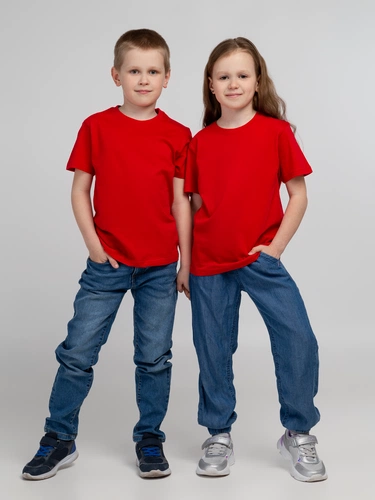 Футболка детская Regent Kids 150, красная Футболка детская Regent Kids 150, красная