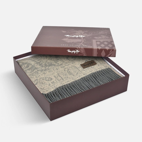 Плед Magnolia, коричневый Плед Magnolia, коричневый