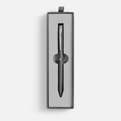 Ручка шариковая Ringa в футляре, серая Ручка шариковая Ringa в футляре, серая