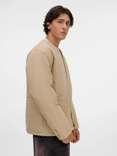 Куртка унисекс Veter, бежевая Куртка унисекс Veter, бежевая