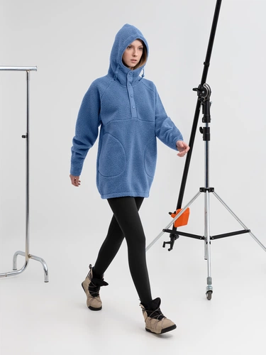 Анорак унисекс Oblako, голубой Анорак унисекс Oblako, голубой