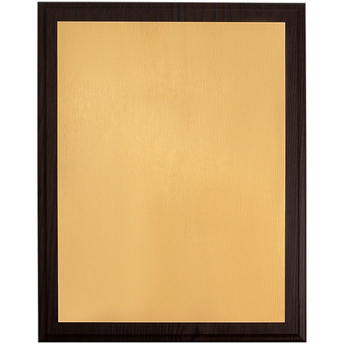 Плакетка Plaque XL, венге с золотистой пластиной Плакетка Plaque XL, венге с золотистой пластиной