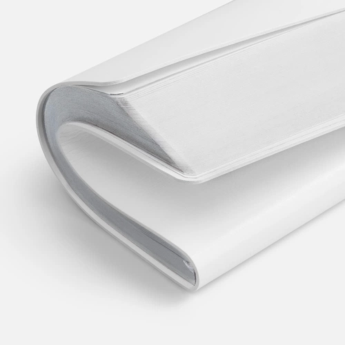 Ежедневник Nebraska Flex, недатированный, белый с серебристым Ежедневник Nebraska Flex, недатированный, белый с серебристым