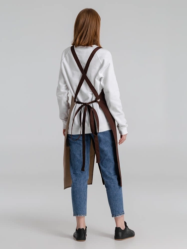 Фартук Picante, коричневый с бежевым Фартук Picante, коричневый с бежевым