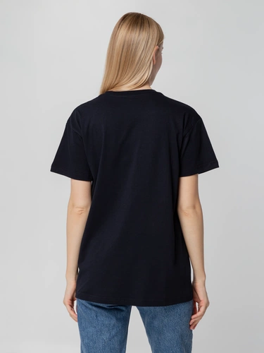 Футболка унисекс T-bolka 140, темно-синяя Футболка унисекс T-bolka 140, темно-синяя