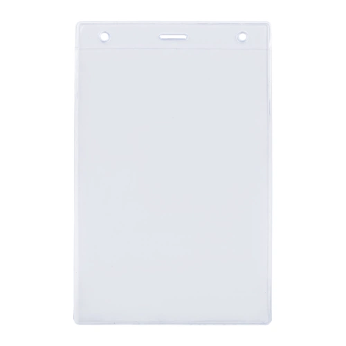 Карман для бейджа Lucid, вертикальный, из фактурного ПВХ Карман для бейджа Lucid, вертикальный, из фактурного ПВХ