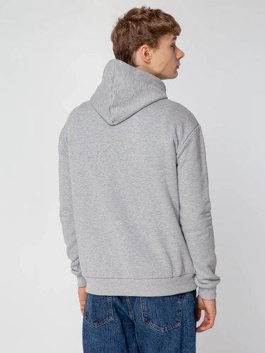 Толстовка с капюшоном Unit Kirenga Heavy, серый меланж Толстовка с капюшоном Unit Kirenga Heavy, серый меланж