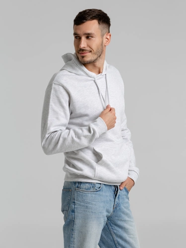 Толстовка с капюшоном Snake II светло-серый меланж Толстовка с капюшоном Snake II светло-серый меланж