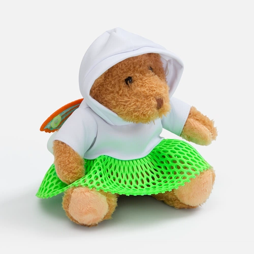 Мягкая игрушка «Мишка Cuddleton» в юбочке с нанесением и кастомизацией Мягкая игрушка «Мишка Cuddleton» в юбочке с нанесением и кастомизацией