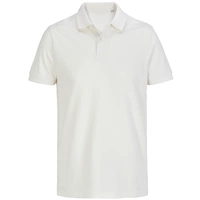 Рубашка поло унисекс Pacific, молочно-белая