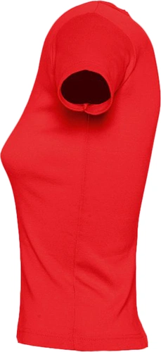 Футболка женская с круглым вырезом Lady 220 красная Футболка женская с круглым вырезом Lady 220 красная