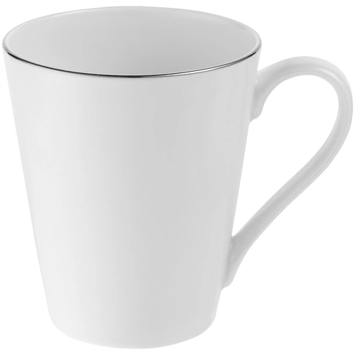 Кружка Select, белая с серебристой отводкой Кружка Select, белая с серебристой отводкой
