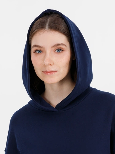 Худи оверсайз унисекс Outshine, темно-синее Худи оверсайз унисекс Outshine, темно-синее