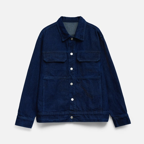 Куртка джинсовая O2, темно-синяя Куртка джинсовая O2, темно-синяя