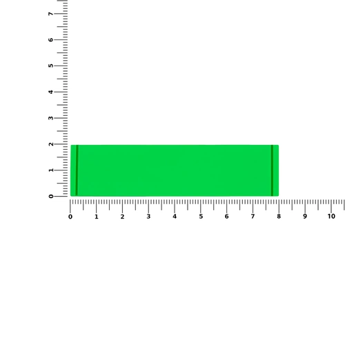 Лейбл из ПВХ Dzeta, S, зеленый неон Лейбл из ПВХ Dzeta, S, зеленый неон