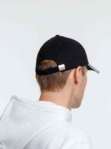 Бейсболка Spiker, черная с белым Бейсболка Spiker, черная с белым