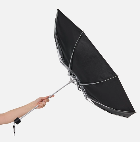 Зонт складной Light, черный Зонт складной Light, черный