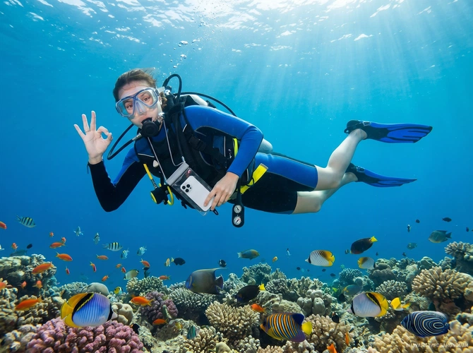 Водонепроницаемый чехол для телефона Aqualock, серый Водонепроницаемый чехол для телефона Aqualock, серый
