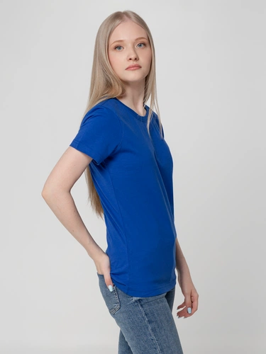 Футболка женская T-bolka Lady, ярко-синяя Футболка женская T-bolka Lady, ярко-синяя