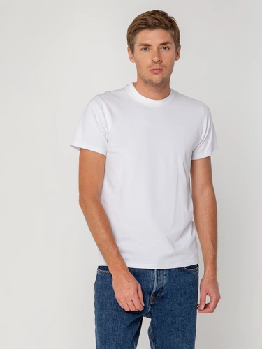 Футболка мужская T-bolka Stretch, белая Футболка мужская T-bolka Stretch, белая