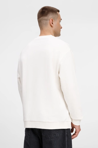 Свитшот унисекс Sinkopa, молочно-белый Свитшот унисекс Sinkopa, молочно-белый