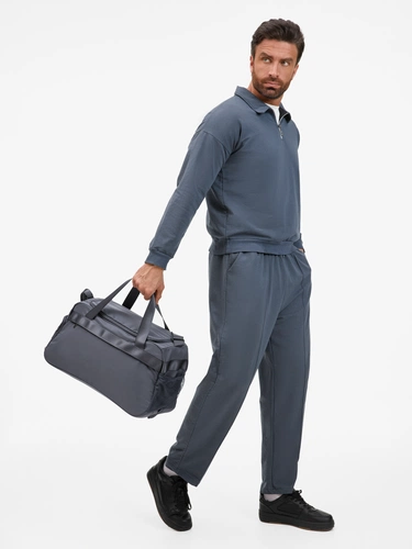 Сумка дорожная Vei, темно-серая (графит) Сумка дорожная Vei, темно-серая (графит)