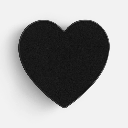 Джибитс из ПВХ «Сердце», черный Джибитс из ПВХ «Сердце», черный