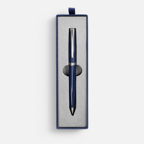 Ручка шариковая Letra Chrome в футляре, синяя Ручка шариковая Letra Chrome в футляре, синяя