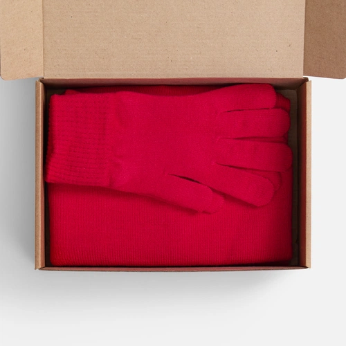 Набор Knit Warm, красный Набор Knit Warm, красный