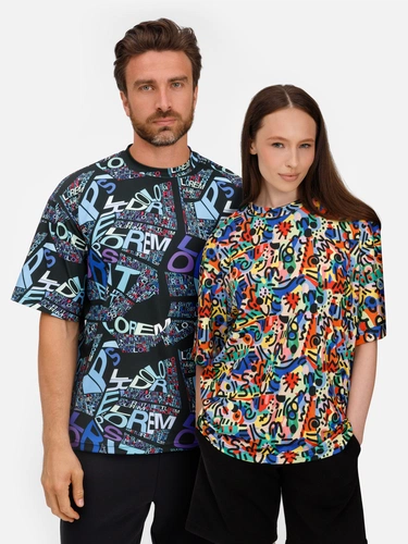 Футболка из бифлекса Morfiss с полной запечаткой на заказ Футболка из бифлекса Morfiss с полной запечаткой на заказ