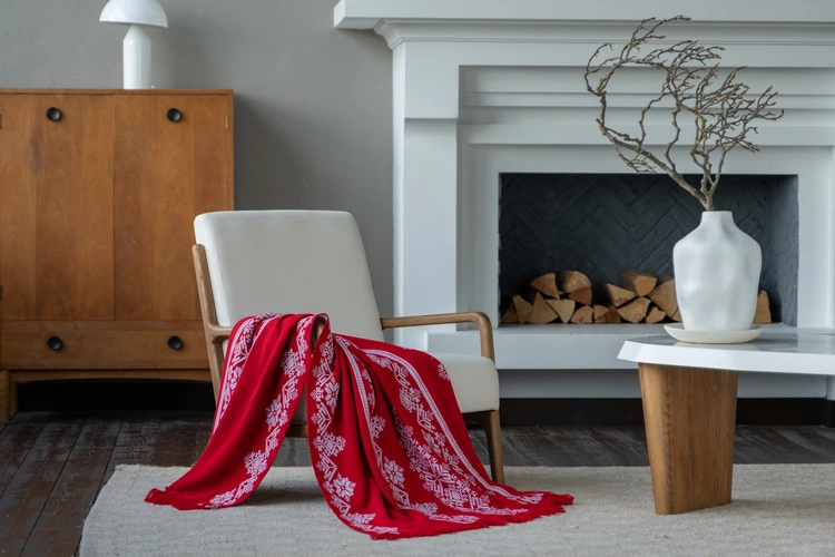 Плед Onego, красный Плед Onego, красный